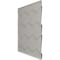 Ekena Millwork 19 5/8in. W x 19 5/8in. H Honeycomb EnduraWall Decorative 3D Wall Panel Covers 2.67 Sq. Ft. WP20X20HBISG - alternate 4